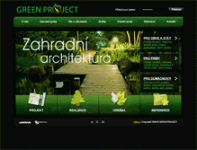 Tablet Screenshot of green-project.cz